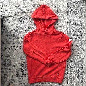 Joules Boys Long Sleeve Hooded Shirt Size 7-8y
